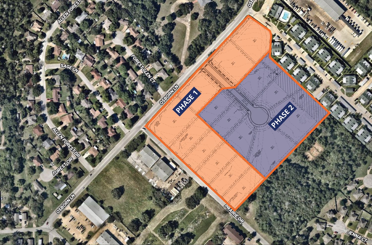 ± 11.814 Acres | 2524 Osborn Lane | Bryan, TX: 1301 Prairie Drive, Bryan, TX 77803